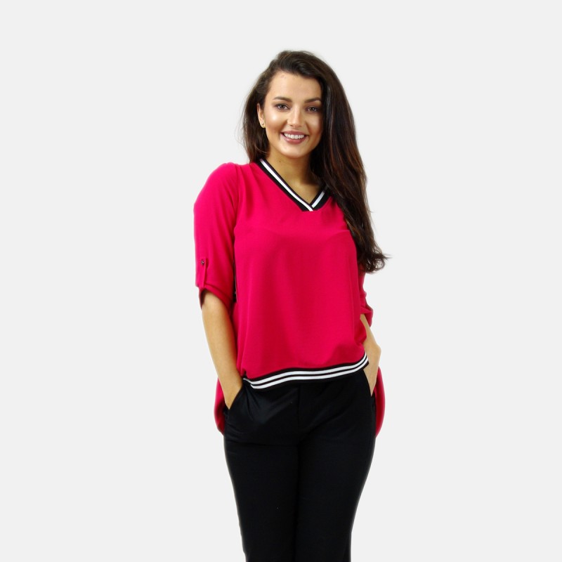 BLUZKA ZE ŚCIĄGACZAMI