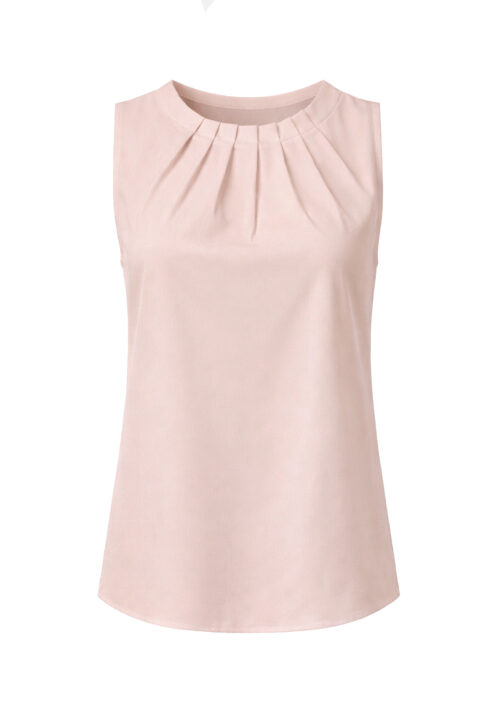 Top z zakładkami kolor Pudrowy róż