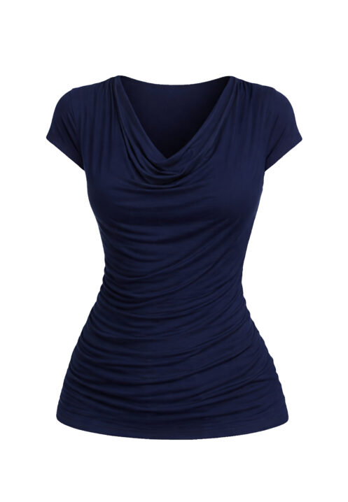 Bluzka fala w kolorze Navy